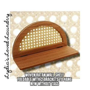 Woven Foldable Ratan Wall Shelf New